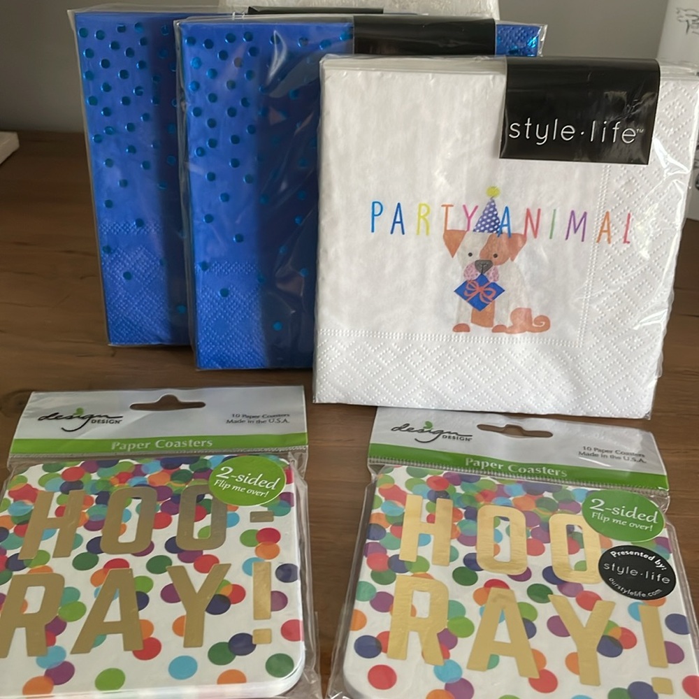 Style Life Party Napkins and coasters